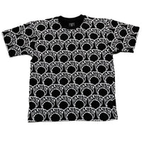 Always Do What You Should Do Black and White Repeat Logo T Shirt (M)
