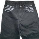 Criminal Damage Graffiti Black and Grey Jeans (28W/30W)