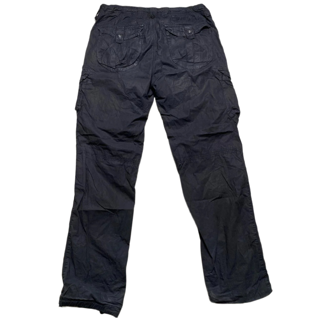 Armani Exchange Black Baggy Cargo Trousers (32W)