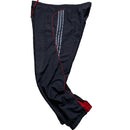 Adidas Baggy Vintage Black and Red Shell Trackpant Bottoms (XL)