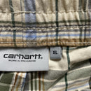 Carhartt Checked Shorts Cream (XL)