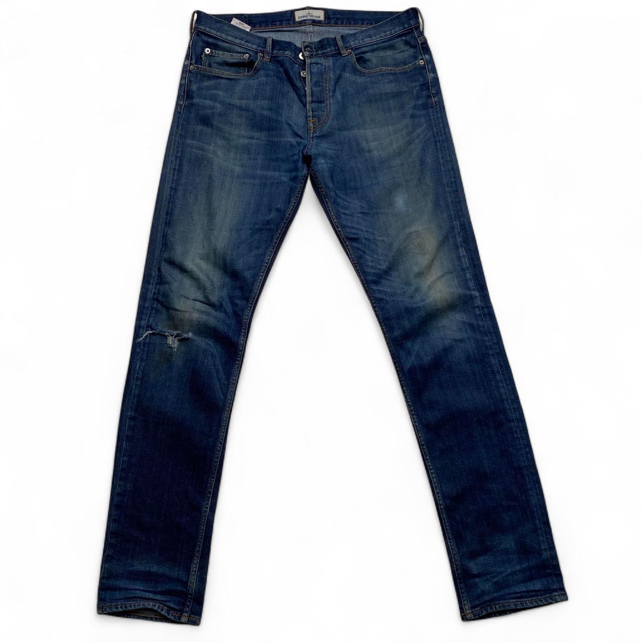 Stone Island Slim Dark Navy Jeans (33W)