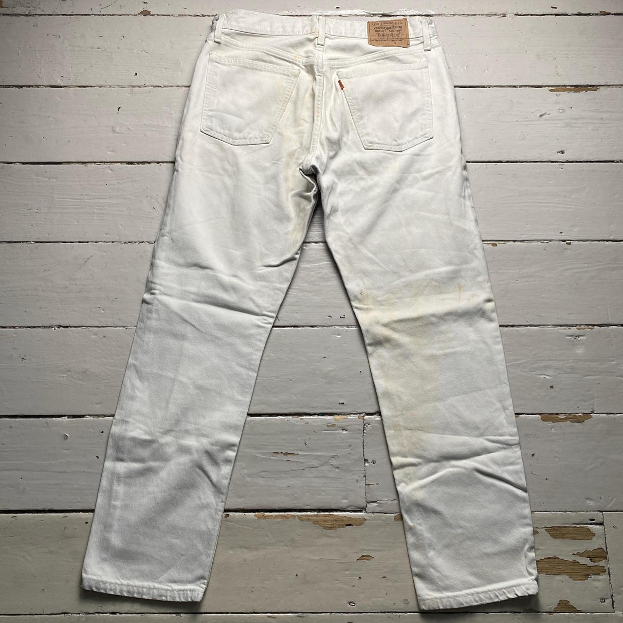 Levis 618 02 Vintage White Jeans