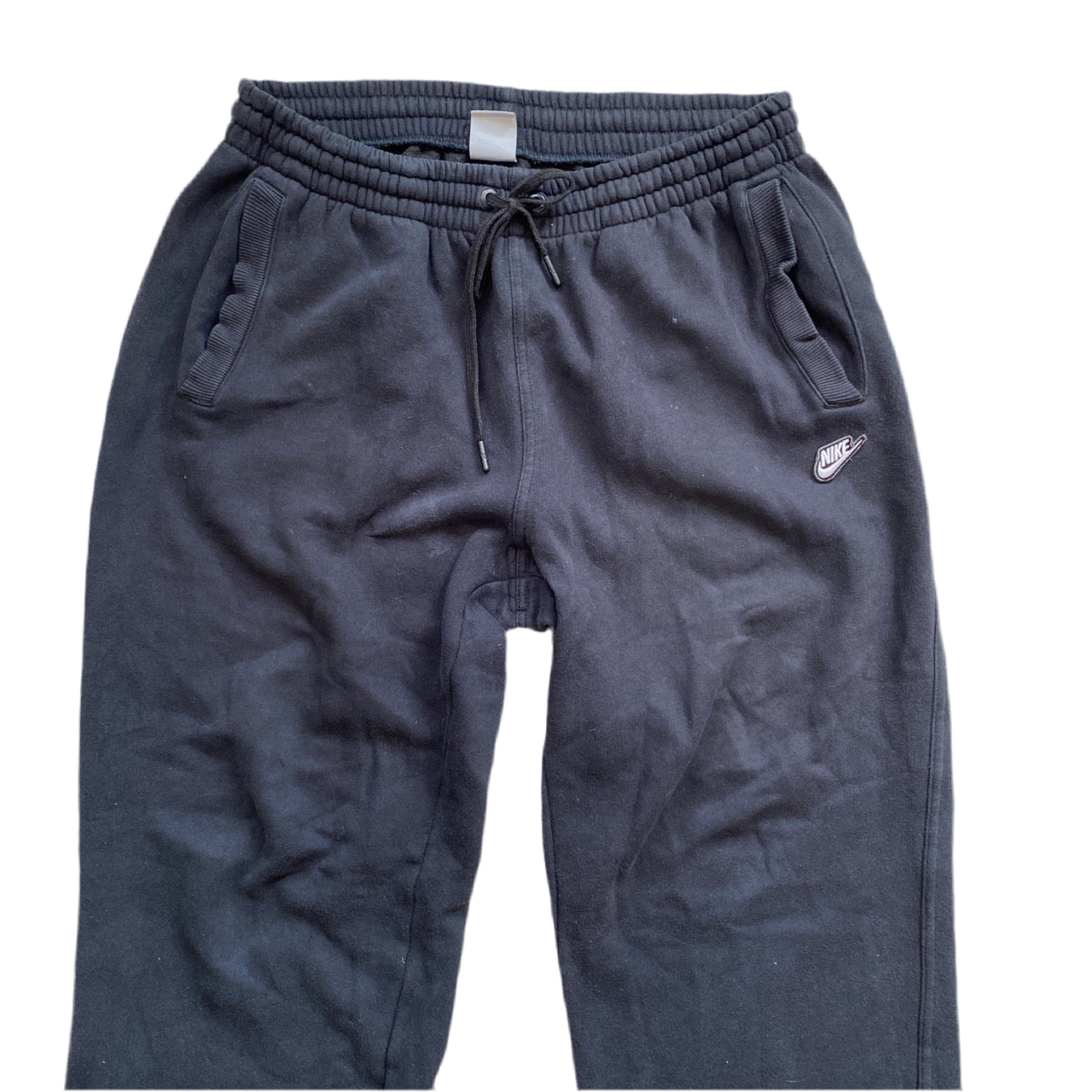 Nike Swoosh Black Joggers (L)