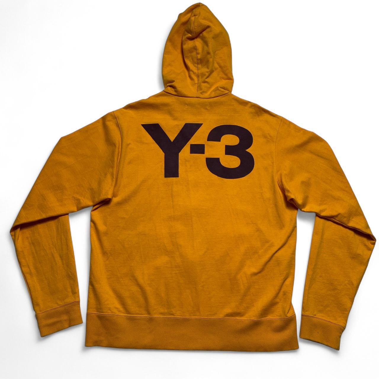 Y-3 Yohji Yamamoto Orange and Brown Hoodie (XL)