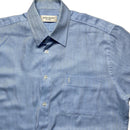 Yves Saint Laurent Light Blue Short Sleeve Shirt (M)