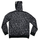 Keith Haring Black and Quite All Over Art Prints Hoodie (XL)