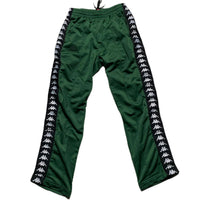 Kappa Green Black and White Trackpant Bottoms (S)