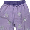 Unknown London Daggers Diamante Rhinestone Purple Joggers (M)