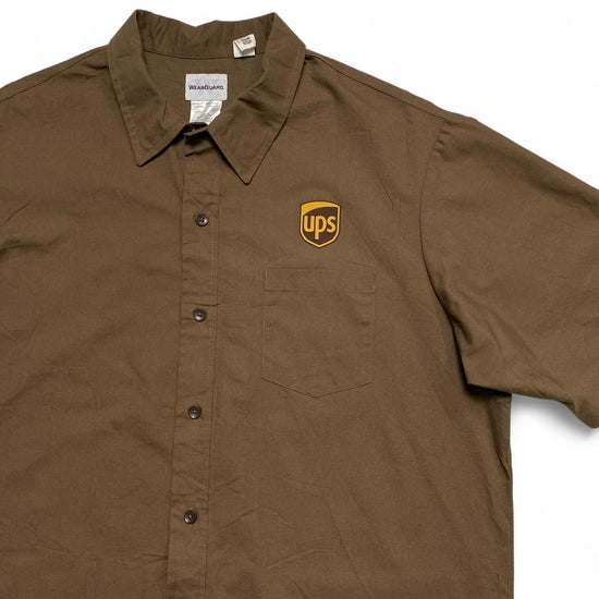 UPS Utility Wear Short Sleeve Brown Shirt (XL)