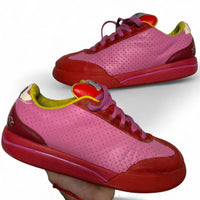 Ice Cream Board Flip Reebok Vintage 2005 Pink and Red Low Trainers (UK 8)
