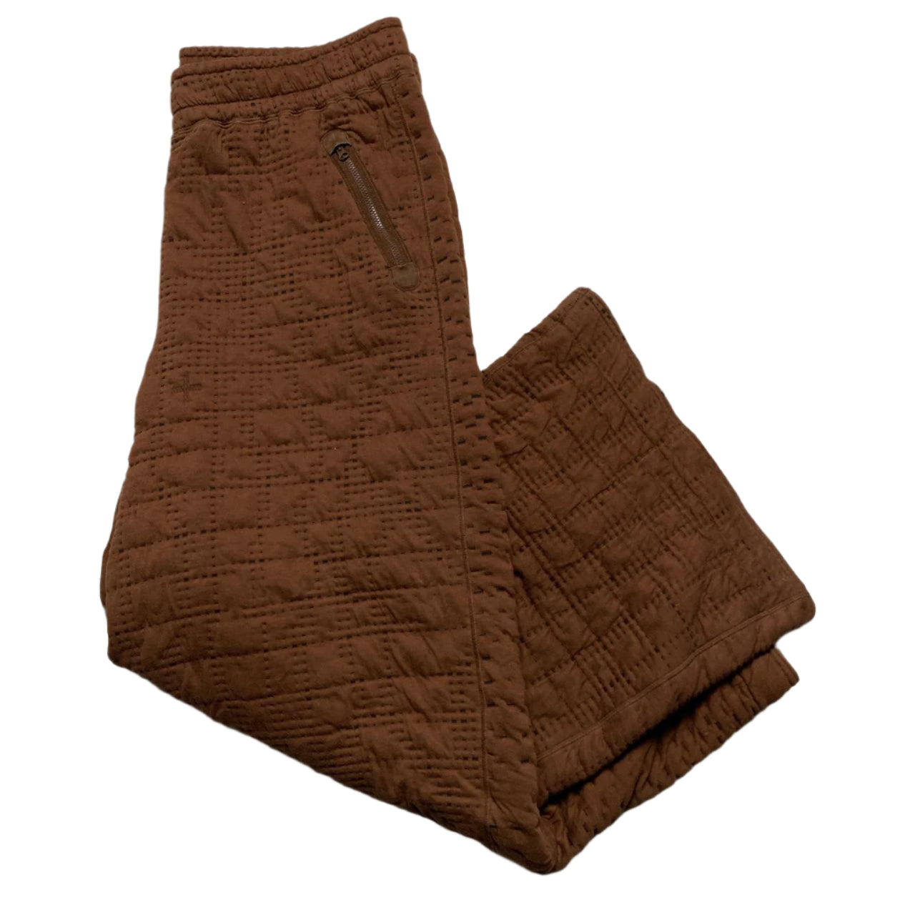 Nike Tech Pack Brown Quilted Baggy Joggers (XL)