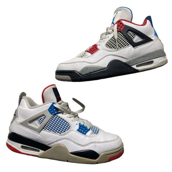 Jordan 4 Retro What The White Blue and Red (UK 8)