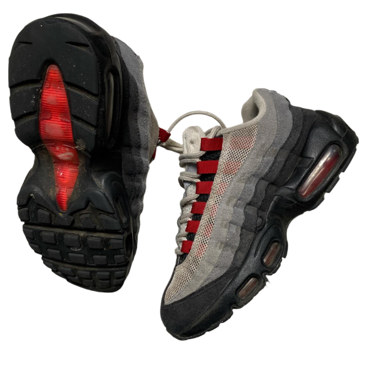 Nike Air Max 95 OG Chili Red and Grey (UK 4)