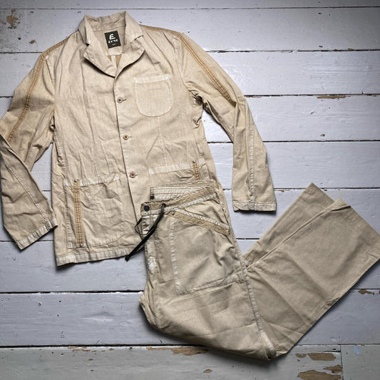 Etre NYC Cargo Khaki Suit