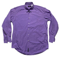 Versace Classic V2 Vintage Purple Long Sleeve Shirt (M)