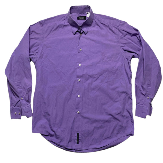Versace Classic V2 Vintage Purple Long Sleeve Shirt (M)
