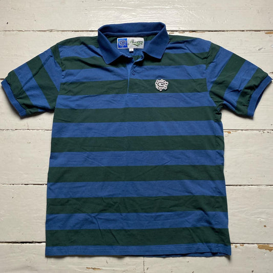 Always Do What You Should Do Blue and Green Lake Elsinore Polo Shirt