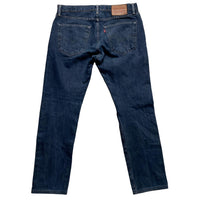 Levis 512 Navy Slim Straight Jeans (31W)