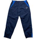 Nike Total 90 Vintage Navy and Blue White Swoosh Baggy Shell Trackpant Bottoms (L)