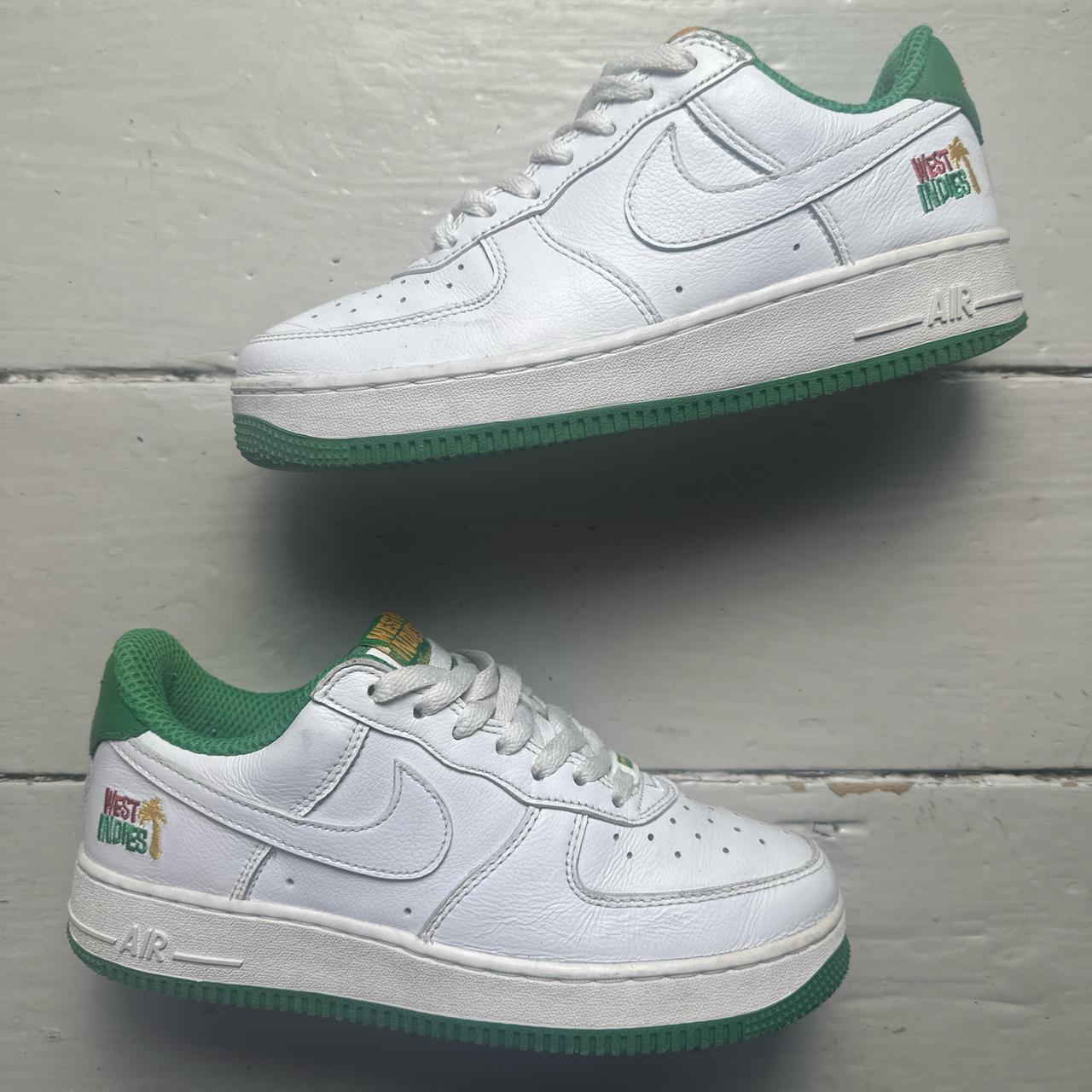 Nike Air Force 1 West Indies White and Green