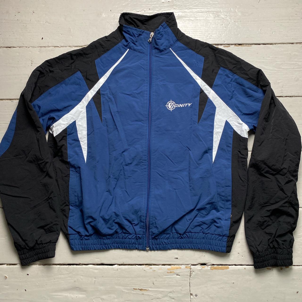 Vicinity Blue an Black Nylon Shell Full Tracksuit