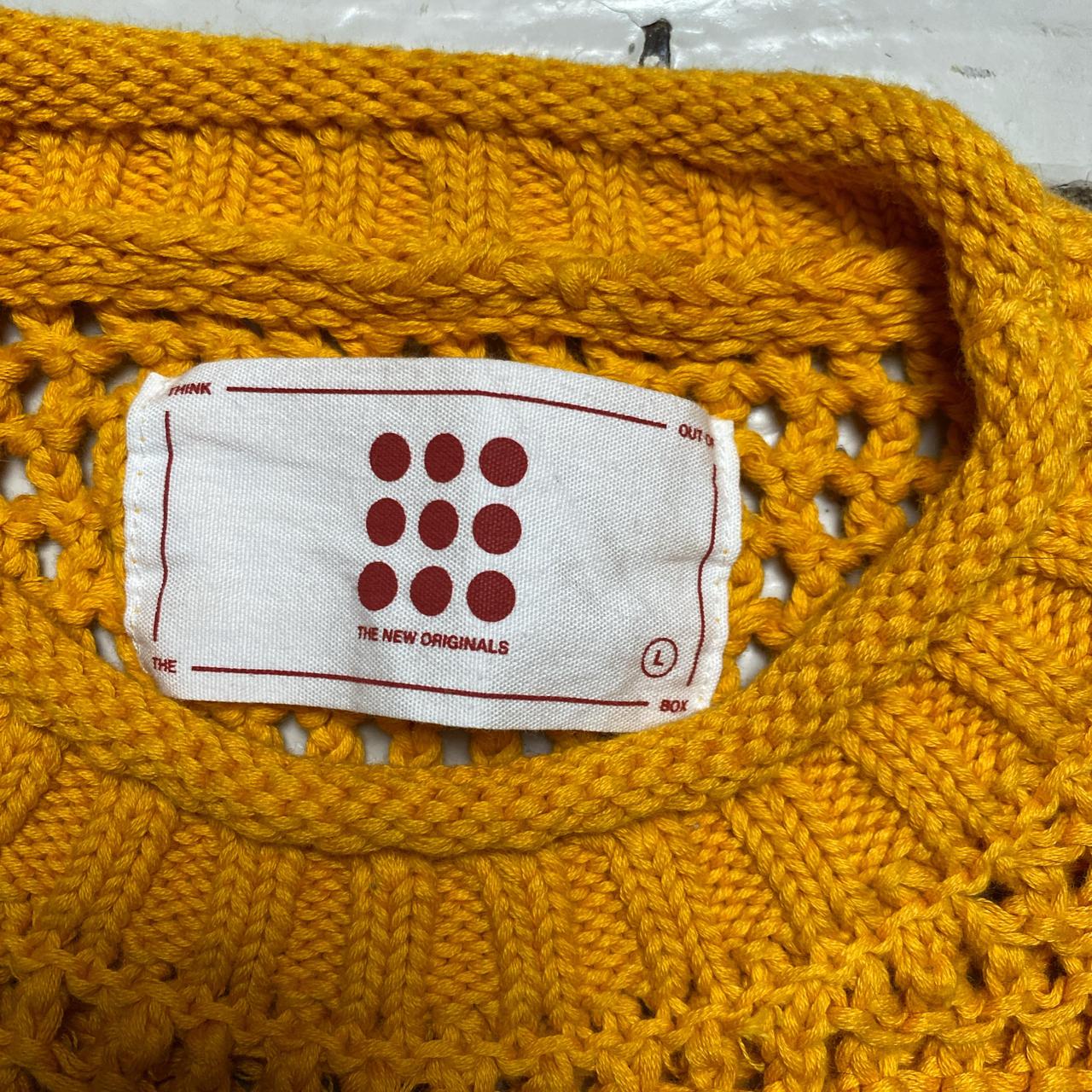 The New Originals Knit Jumper Yellow and Red