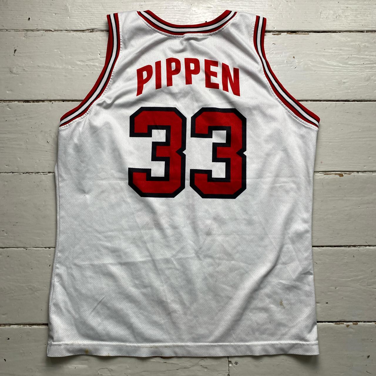 Chicago Bulls Champion Vintage Pippen 33 Basketball Jersey