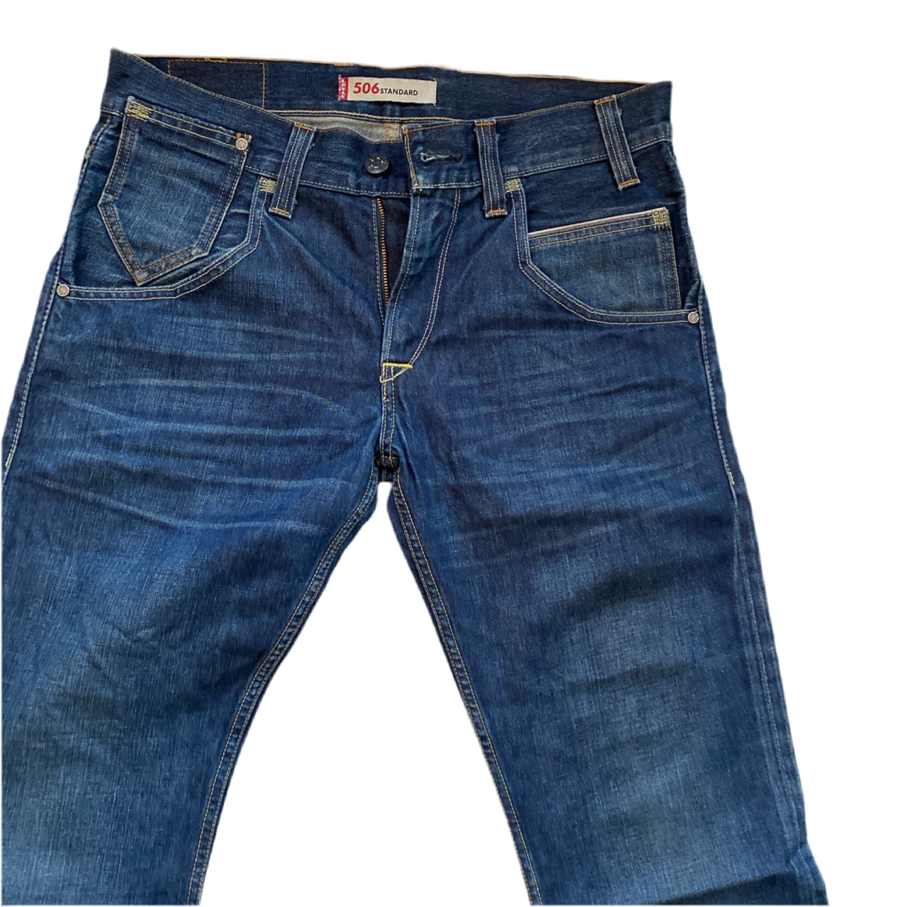 Levis 506 Dark Navy Jeans (33W)