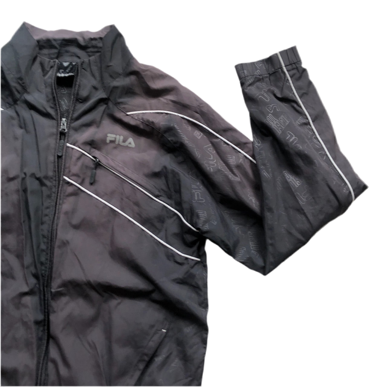 Fila Monogram Black Windbreaker (M)