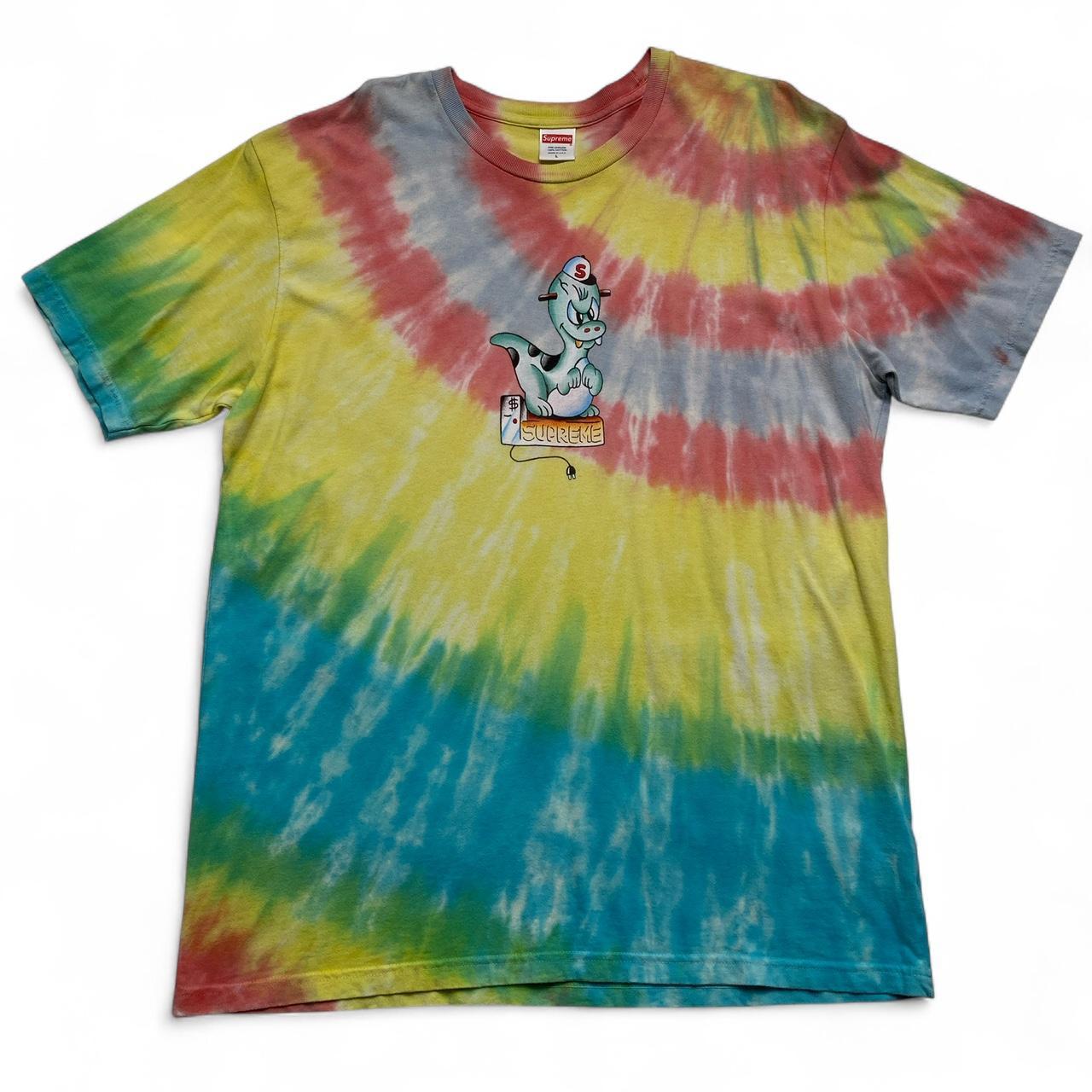 Supreme Tie Dye Little Dinosaur T Shirt (L)