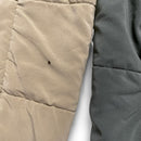Patagonia Khaki Sand and Green Lightweight Puffer Jacket (XL)