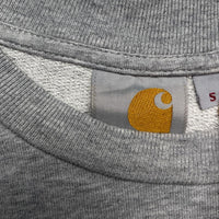 Carhartt WIP Grey and Orange Jumper (S)