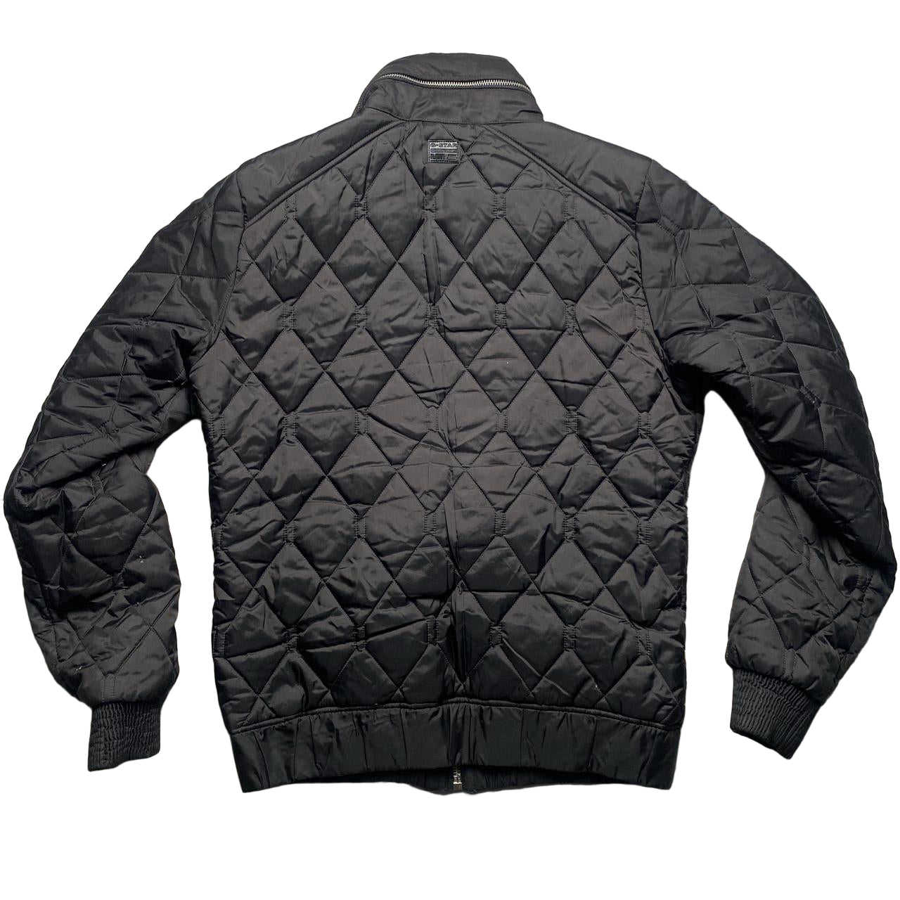G Star Black Quilted Bomber Jacket (S)