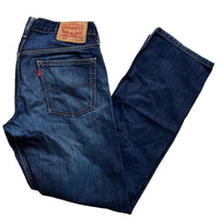 Levis 514 Navy Blue Baggy Jeans (31W)