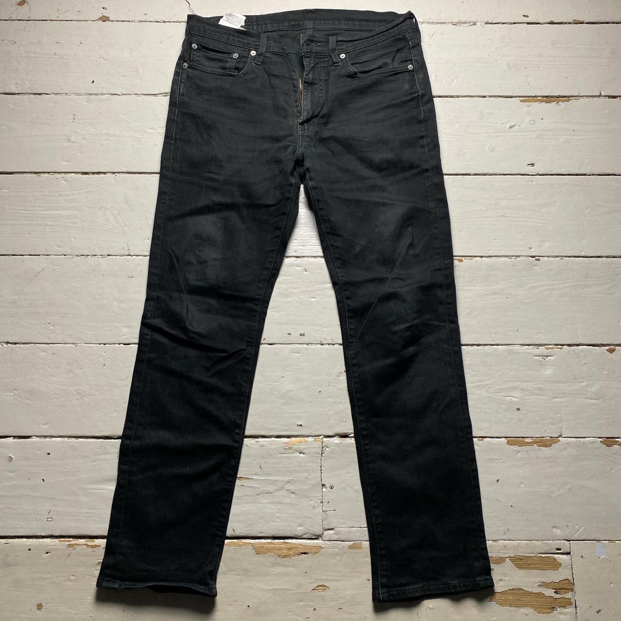 Levis 514 Black Straight Leg Baggy Jeans