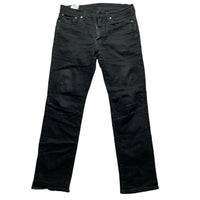 Levis 514 Black Straight Leg Baggy Jeans (33W)