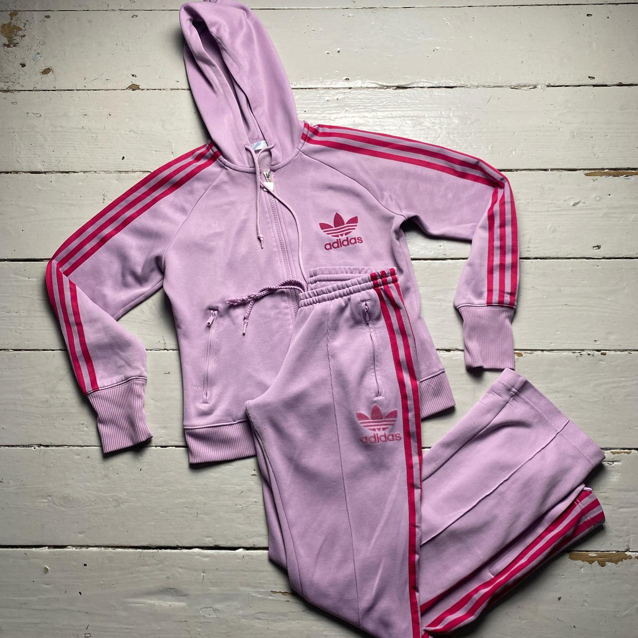 Adidas Originals Vintage Pink Two Tone Tracksuit