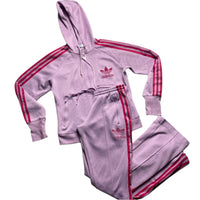Adidas Originals Vintage Pink Two Tone Tracksuit (UK 12)