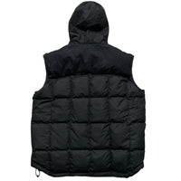 Nike Vintage y2k Black and White Puffer Gilet (L)