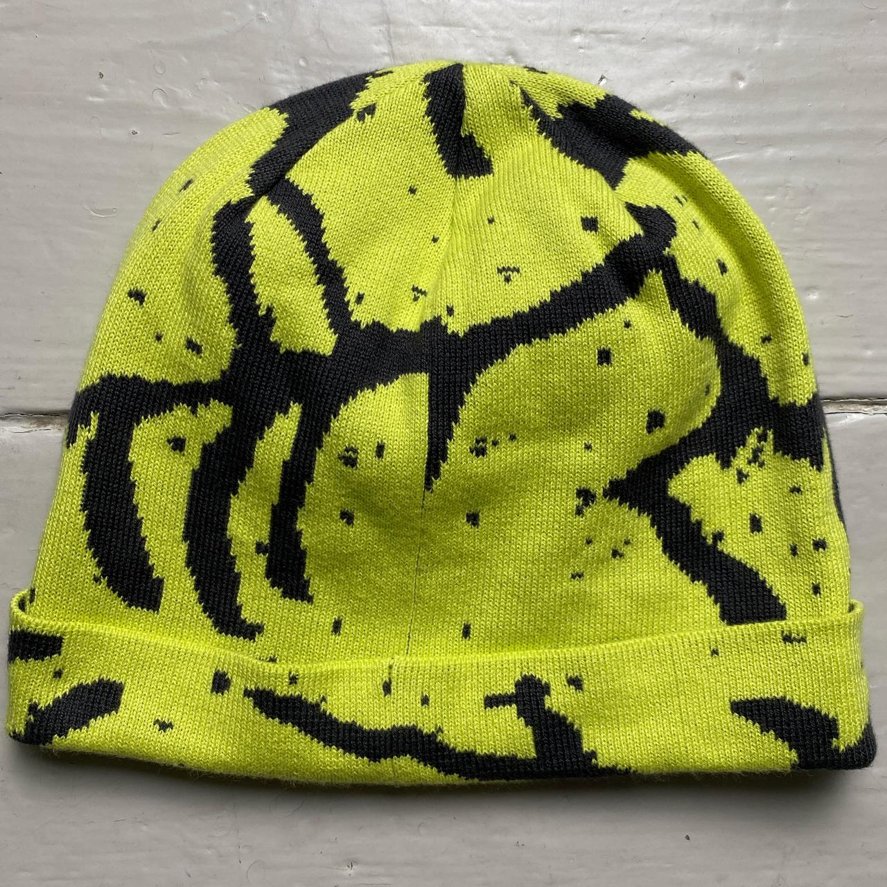 ArcTeryx Neon Yellow and Grey Beanie Hat