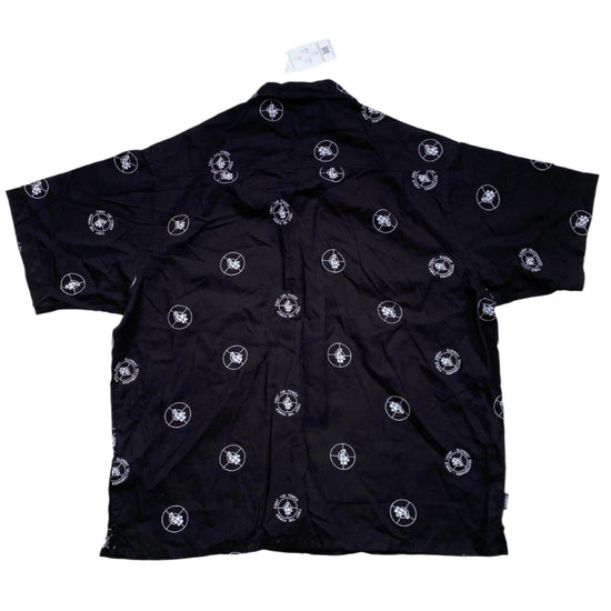 Element Skateboards Public Enemy Black and White Short Sleeve Shirt (M)