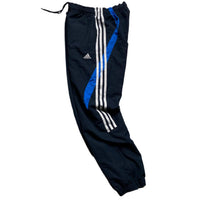 Adidas Shell Trackpant Bottoms Navy Blue and White (S)