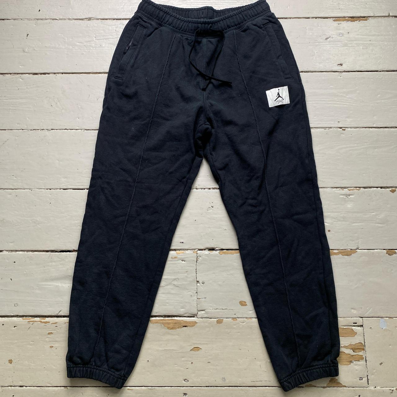 Jordan Black and White Taper Line Joggers