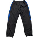 Adidas Black and Blue Shell Trackpant Baggy Bottoms (L)