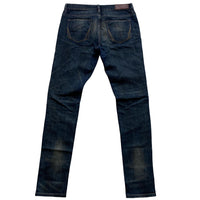 All Saints Navy Stonewash Slim Jeans (28W)