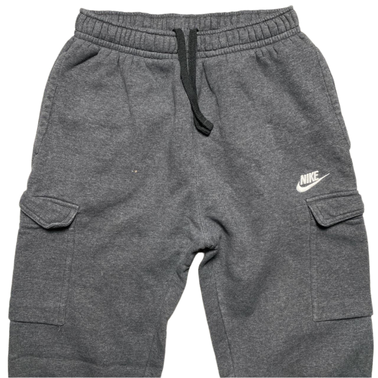 Nike Grey ad White Swoosh Cargo Joggers (S)