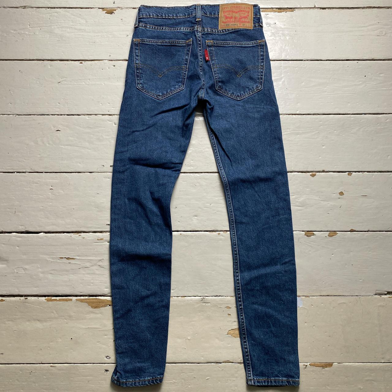 Levis 519 Hi Ball Navy Slim Jeans