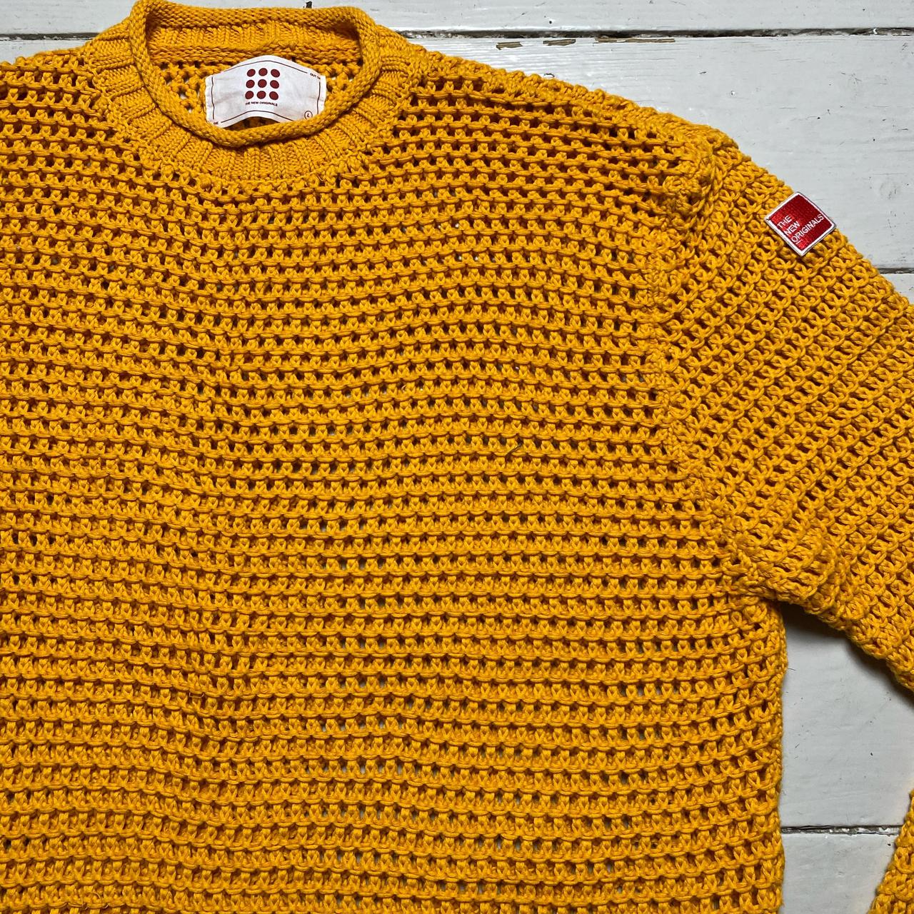 The New Originals Knit Jumper Yellow and Red