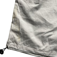 Criminal Damage White Cargo Parachute Combat Shorts (L)